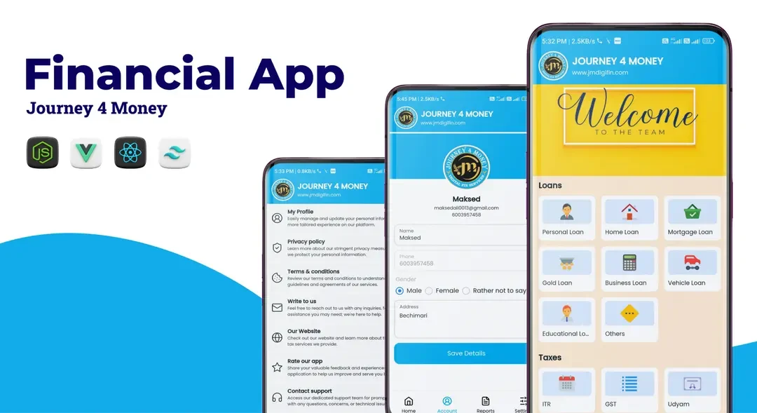 Journey 4 Money Financial App
